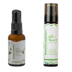 Rice Water Face Toner and Niacinamide Face Serum Combo Set